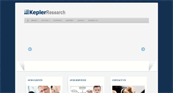 Desktop Screenshot of keplerresearch.com