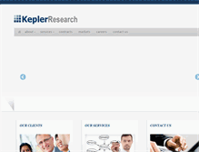 Tablet Screenshot of keplerresearch.com